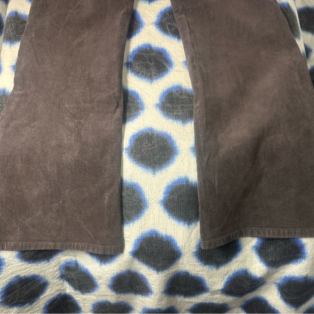 ROLLA'S Dark Brown Corduroy Dusters High Rise Boot Cut Pants - Picture 7 of 8